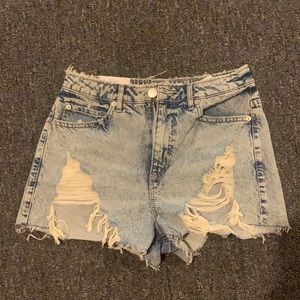 Garage festival short oceana blue